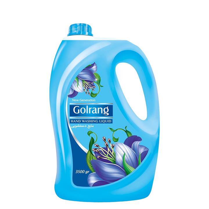 مایع دستشویی آبی گلرنگ مقدار 3500 گرم Golrang Blue Handwashing Liquid 3500g